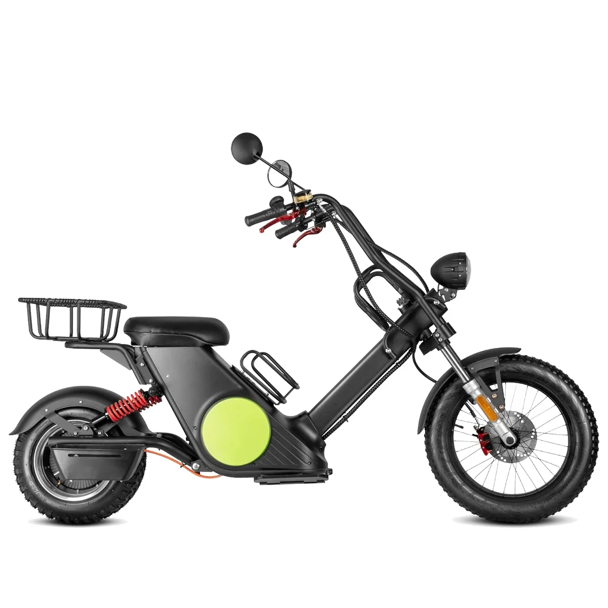 Coco Trooper Electric Golf Cart - Single-Phase, 60V 20AH Lithium Battery, Stainless Steel & Seamless Steel Tubed Trolley