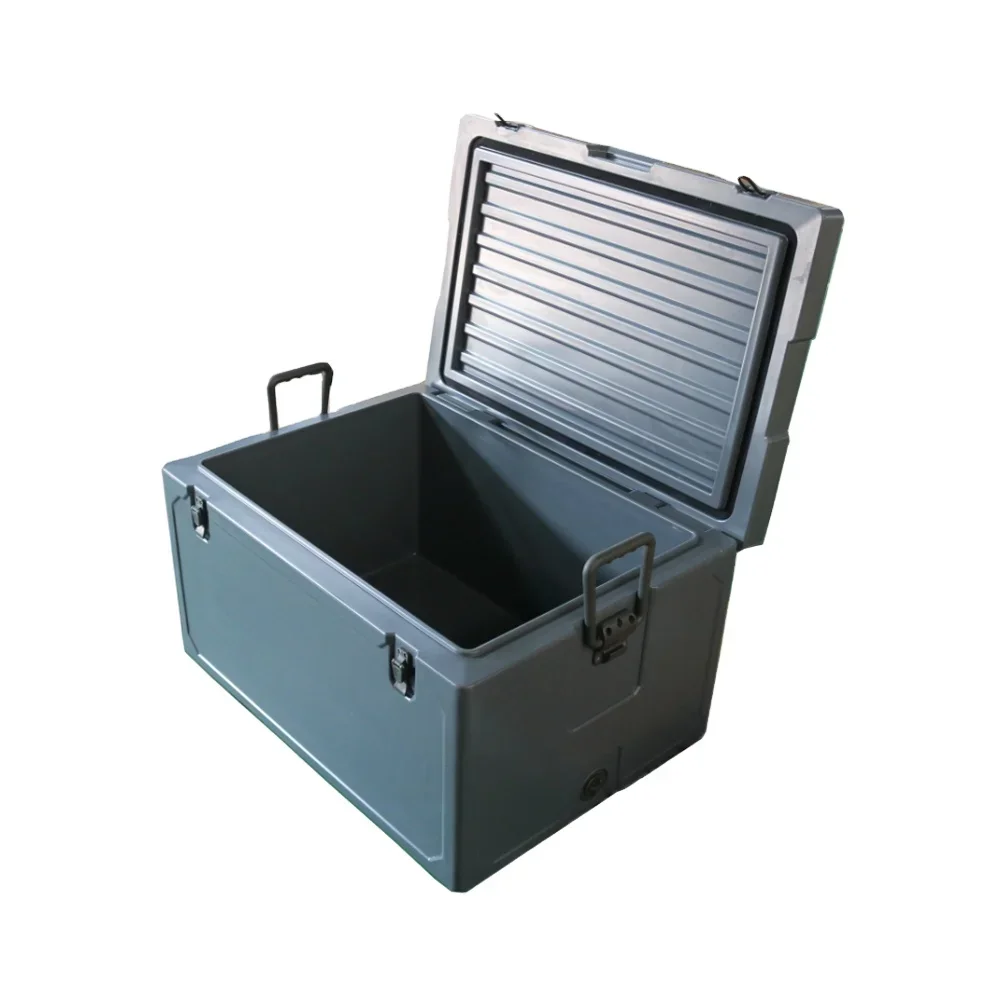 68L PE Insulated Cool Box - Leak-Proof Thermal Cooler for Camping, Fishing & Travel (Customizable)