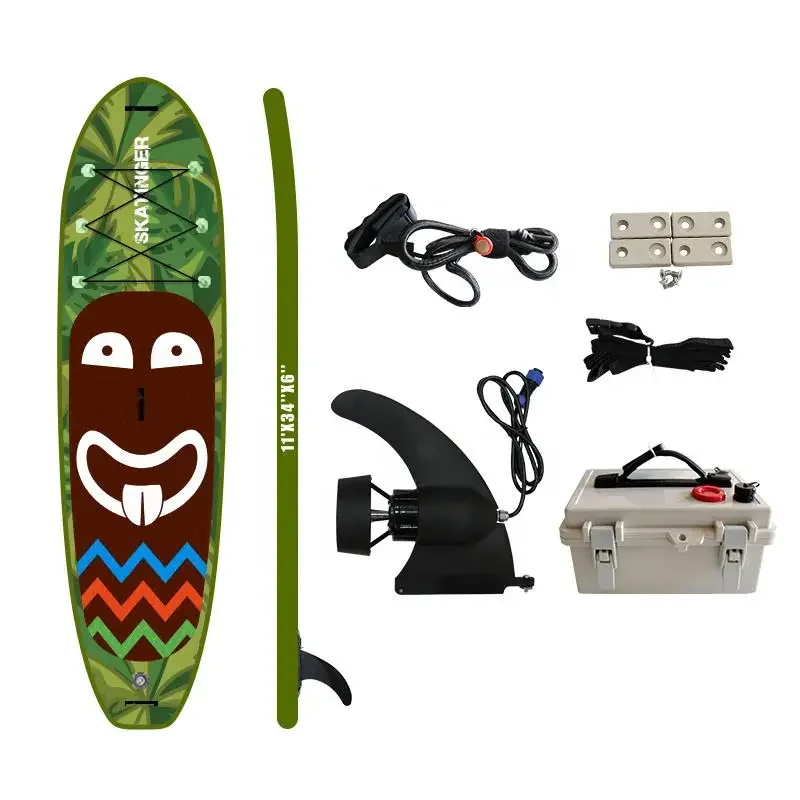 11' OEM Jet Surf Electric SUP Board - Inflatable Stand Up Paddle (SUP) with Electric Fin & Surfboard Technology