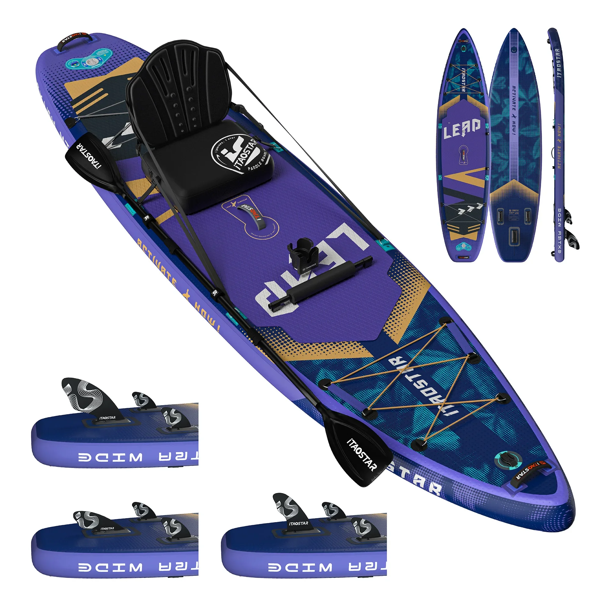 iTAOSTAR 12 ft x 35 in x 6 in L01B Inflatable Stand Up Paddle Board (SUP) - Wholesale & OEM