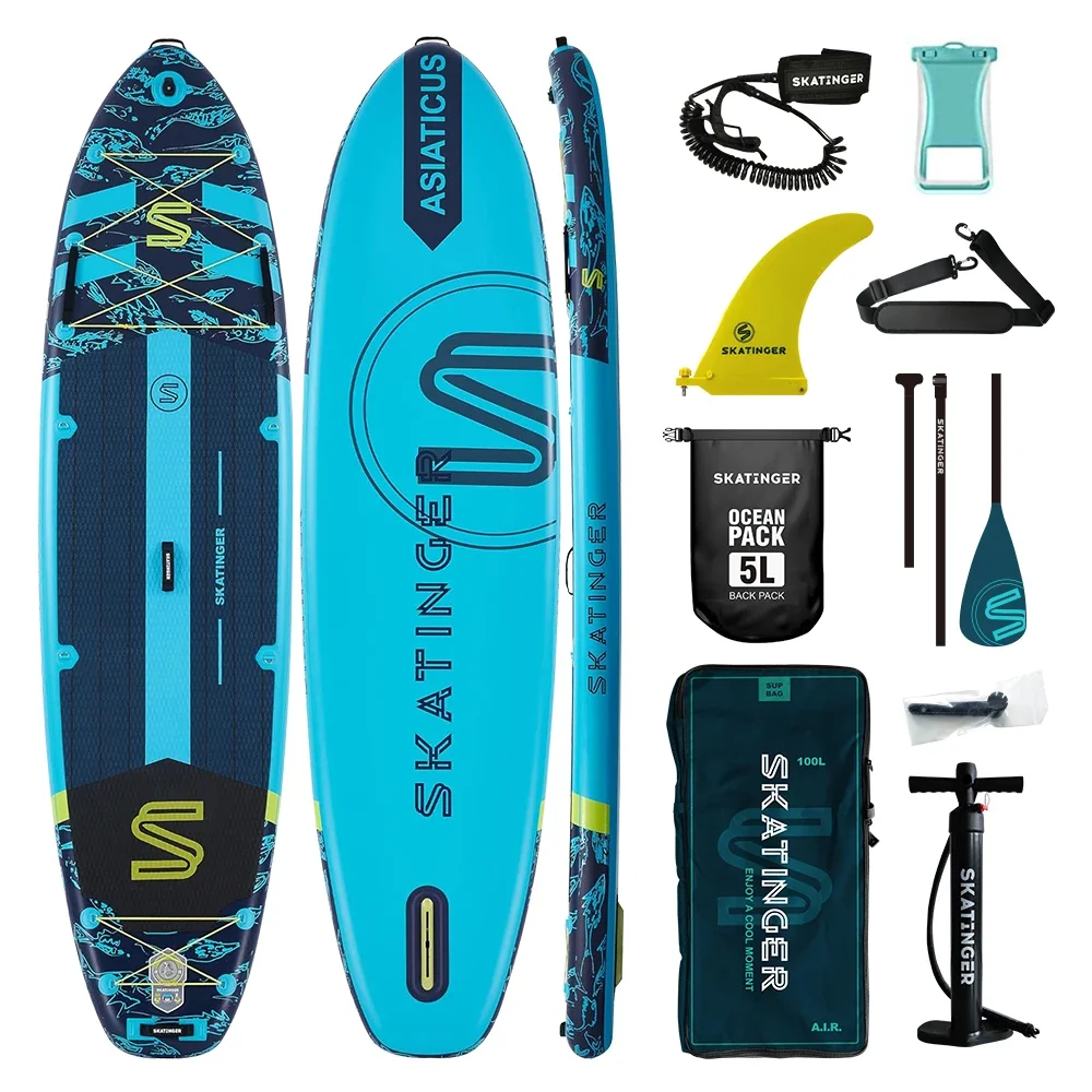Skater 2025 Design Drop Stitch Inflatable SUP Stand Up Paddle Board Surfboard Paddleboard