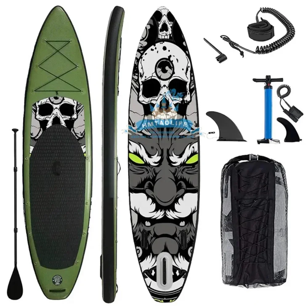 Latest Design Waterplay Surfing Inflatable Water Scooter SUP Surfboard ISUP Paddle Board