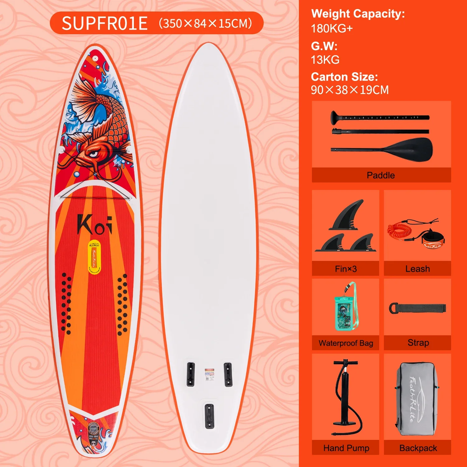 Factory Supply Inflatable SUP Surfboard - Stand Up Paddle Board (SUP) Paddle Surf Supboard