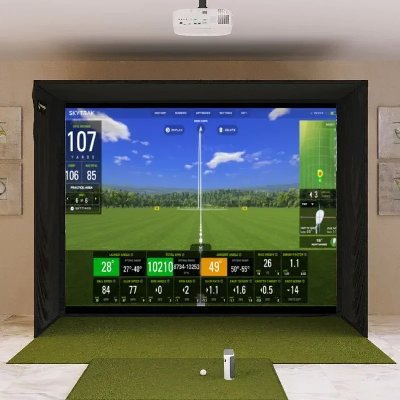 Interactive Projection Golf Simulator for Indoor Golf Training AR Sports Park
