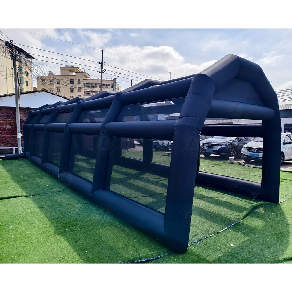 Inflatable Golf Cage Simulator Tent: Indoor/Outdoor Portable Practice Net & Cage