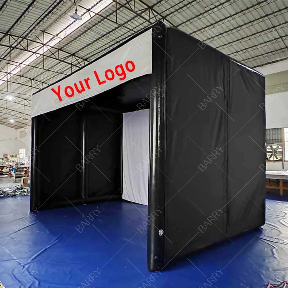 Portable Inflatable Golf Practice Tent - Hitting Bay & Impact Screen - Outdoor Golf Simulator