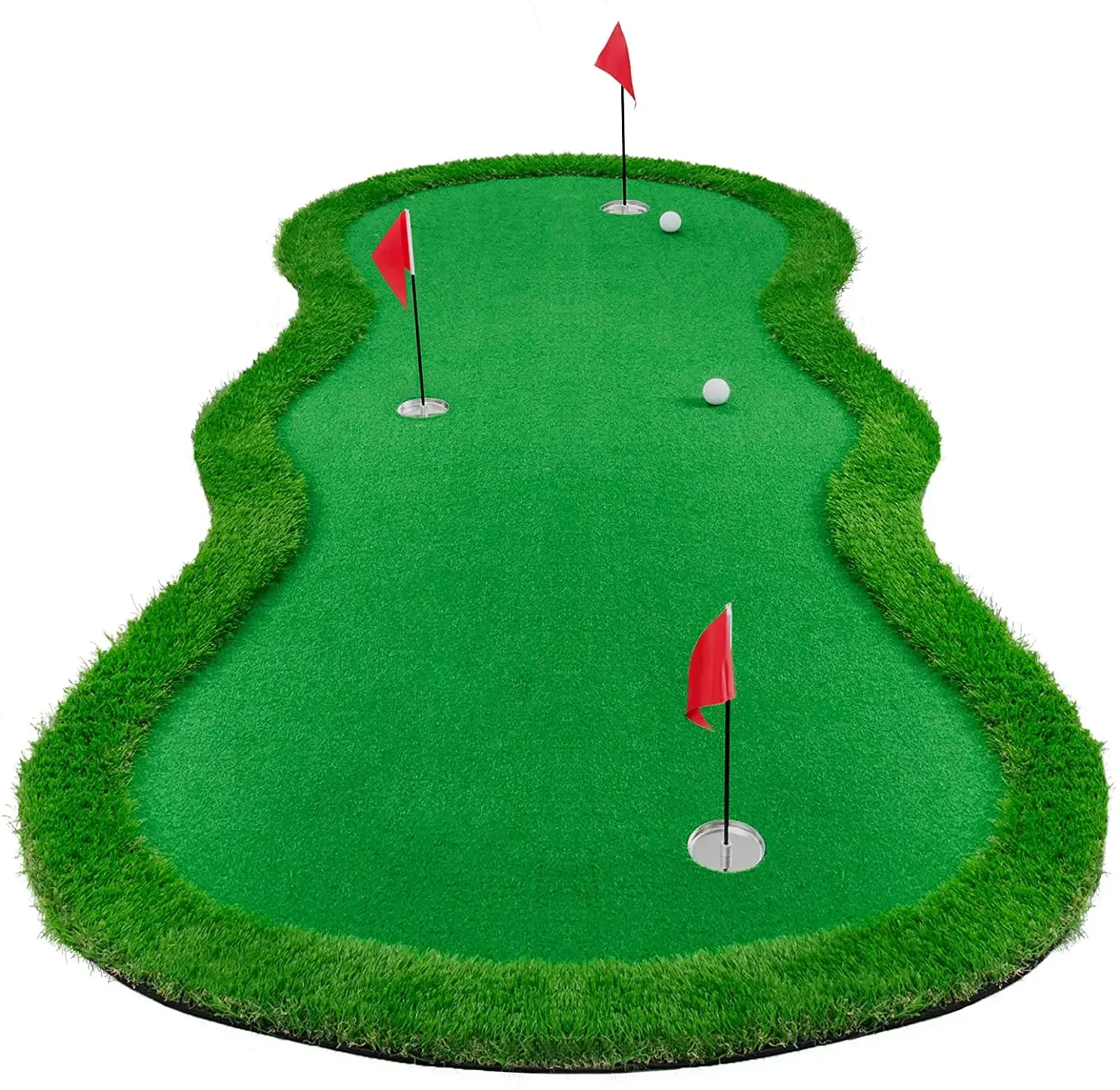 Portable Indoor/Outdoor Golf Trainer: GP Putting Green Mat for Professionals
