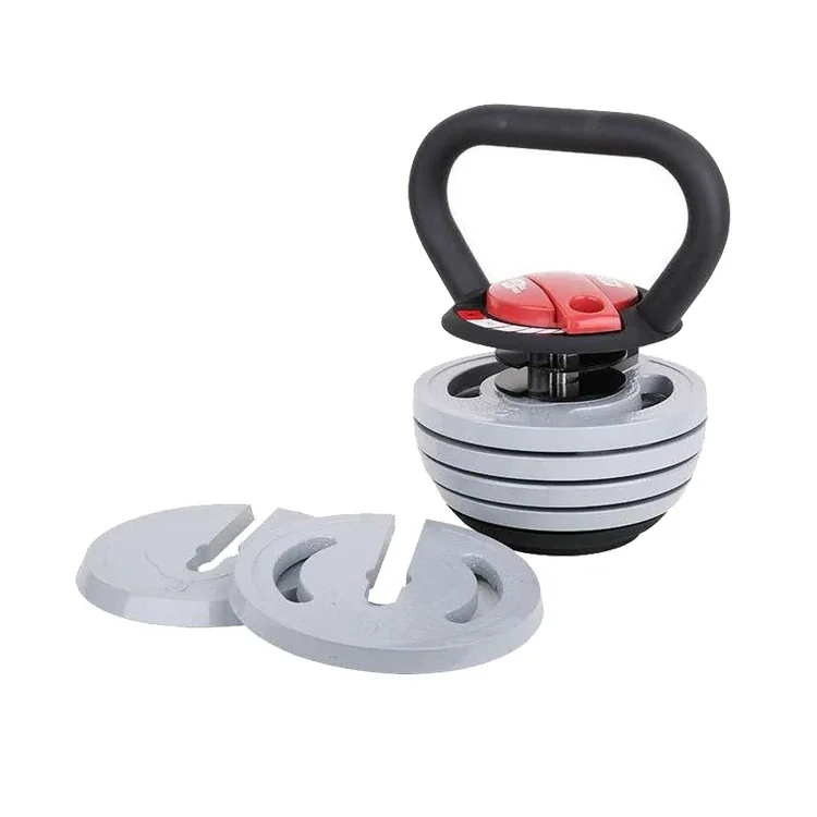 Adjustable Cast Iron Kettlebell Set (20lbs & 40lbs) for Home or Gym Workouts