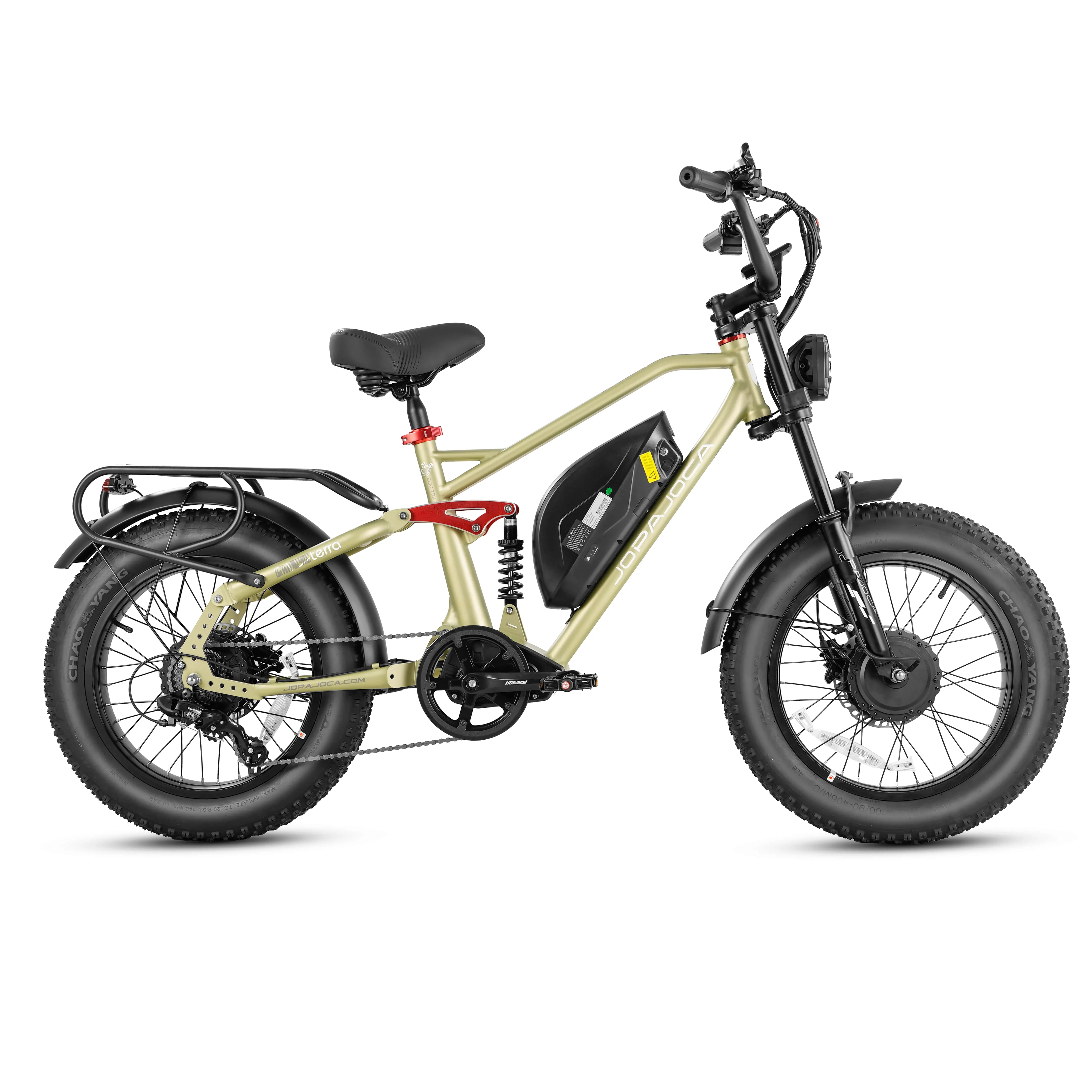Eahora Terra 2 48V 250W Dual Motor Electric Bike, Fat Tire, Long Range, Hybrid Adult Electric Bicycle