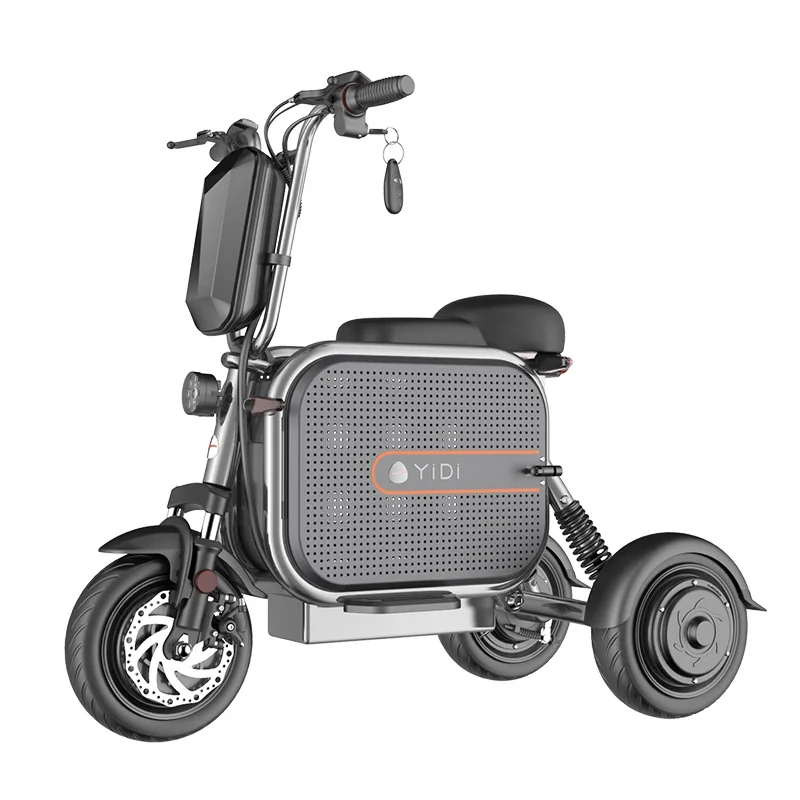 2023 3-Wheel Adult Electric Bike with Pet Basket - Ebikes for Adults Dropshipping