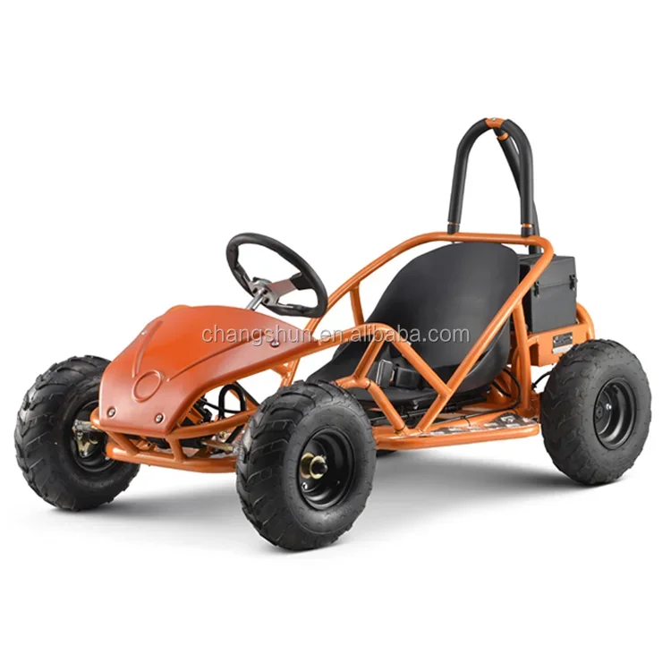 Electric Go-Kart, Single-Person, Pedal-Powered Shaft Drive (500W/800W/1000W, 48V) - Outdoor Use, CE Certified