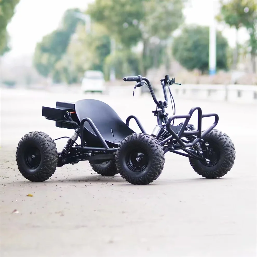 48V 12Ah Lead Acid Battery Electric Go Kart - 500W