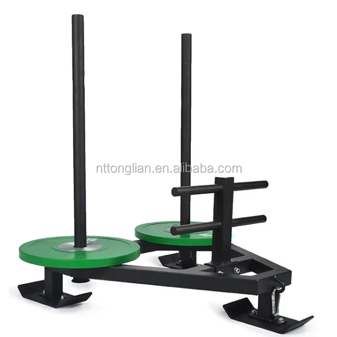 Power Sled Training - Gym Fitness Push & Pull Weight Sled