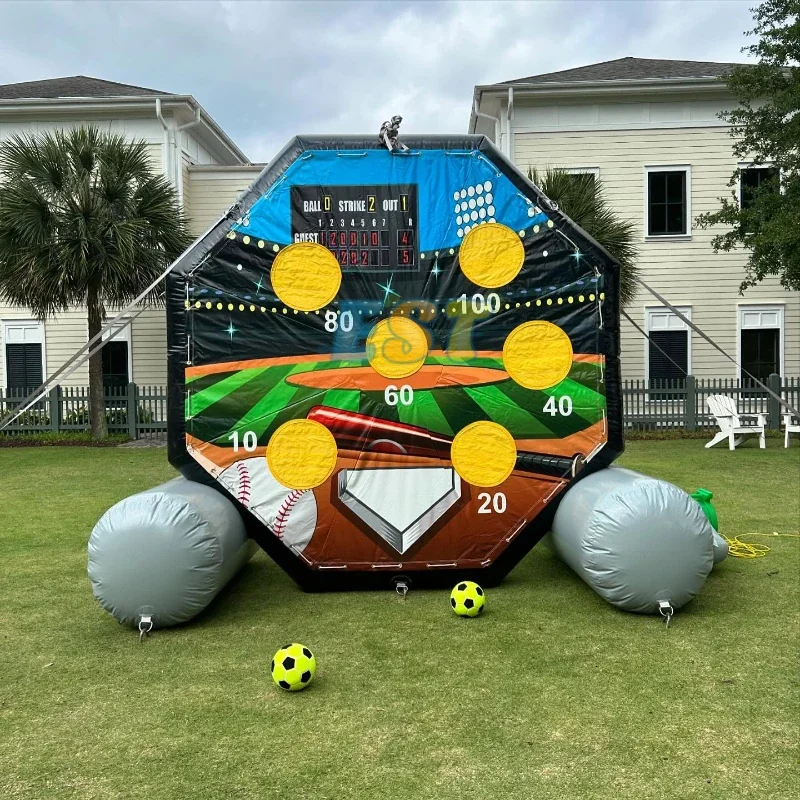 Inflatable Soccer Dartboard Football Kick Target Game Dartboard