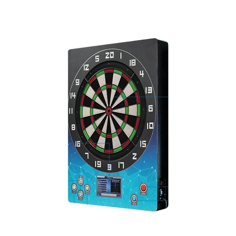 Digital Dartboard with Wall Mount - Mini Size for Home Practice