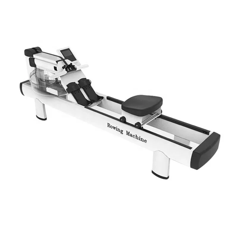 Commercial Metal Water Rower with Adjustable Water Resistance