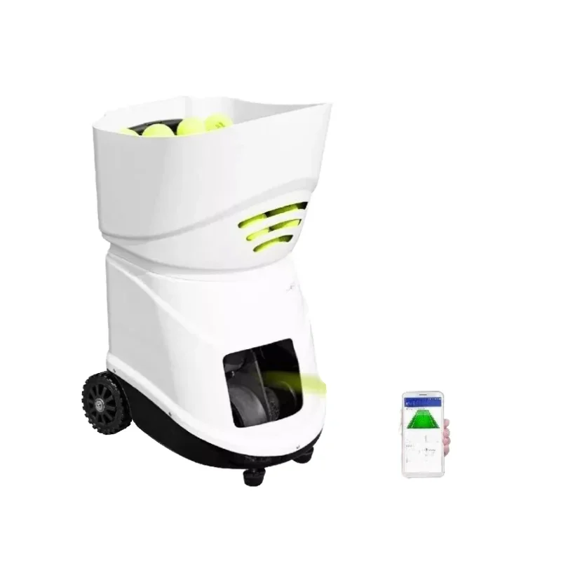 TenniSmash TS-08 Professional Portable Automatic Tennis Ball Machine App-Controlled Training (IOS/Android)