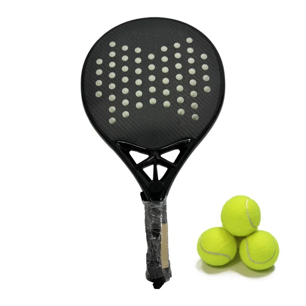 Professional 3K Carbon Fiber Tennis Racquets - OEM, Polyester, Customizable with Logo