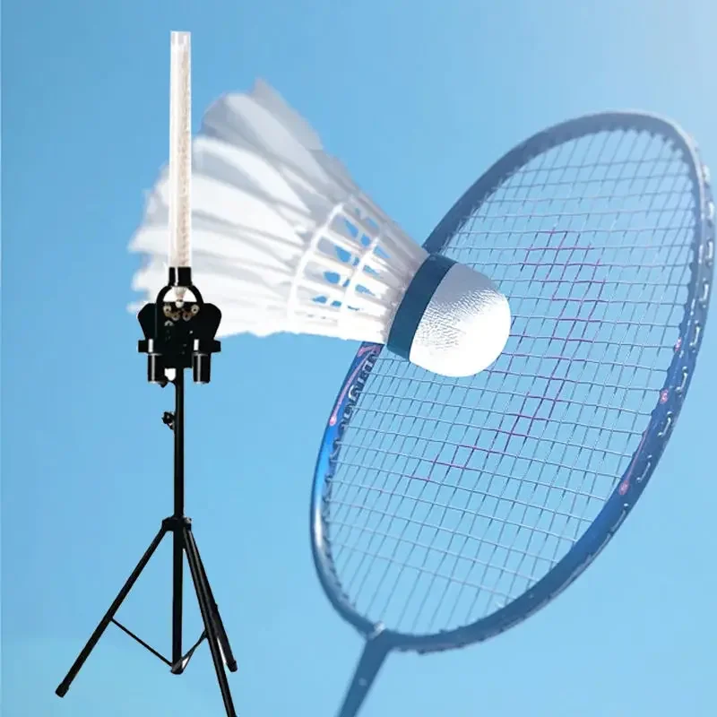YIZHI Single-Person Badminton Serving Machine - Automatic Shuttlecock Launcher with 50 Ball Capacity