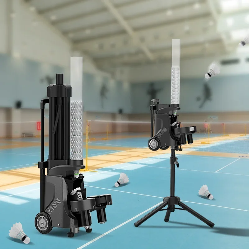 Intelligent Portable Badminton Serve Machine with App and Automatic Shuttlecock Feeding