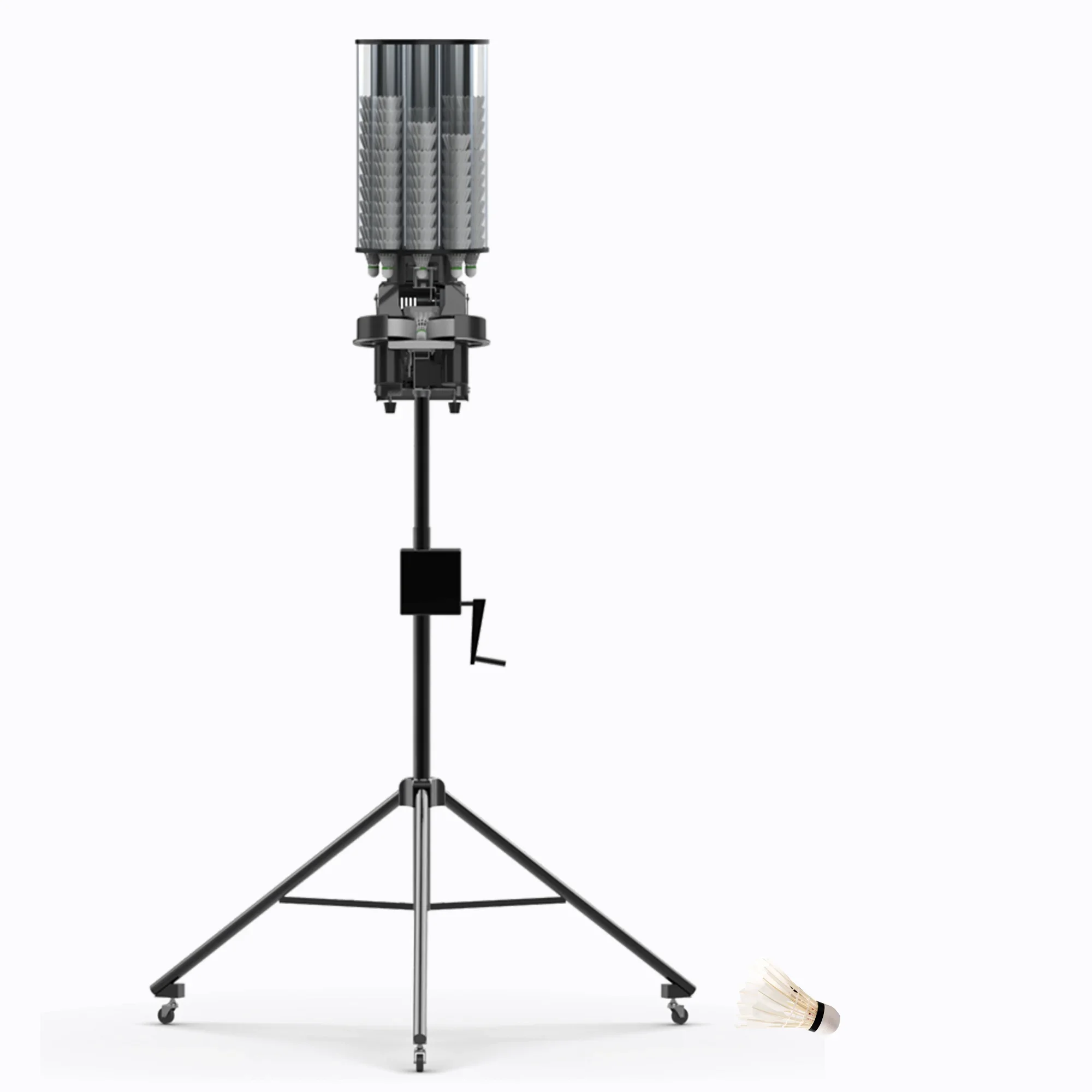 High-Speed Badminton Machine & Shuttlecock Feeder for Sports Clubs