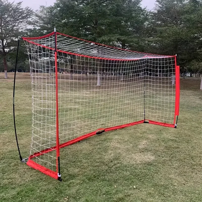Customizable 12ft x 6ft Portable Square Football/Soccer Goal - Indoor & Outdoor Training