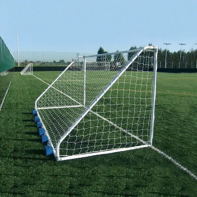 Professional 5-a-side Football Goals with Carbon Steel Nets - 76mm Diameter Training Goal Posts Let me know if you need help with any other product titles!