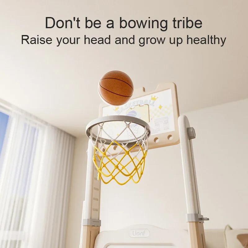 Adjustable Kids Basketball Stand Indoor/Outdoor Toy Set with Rim and Ball