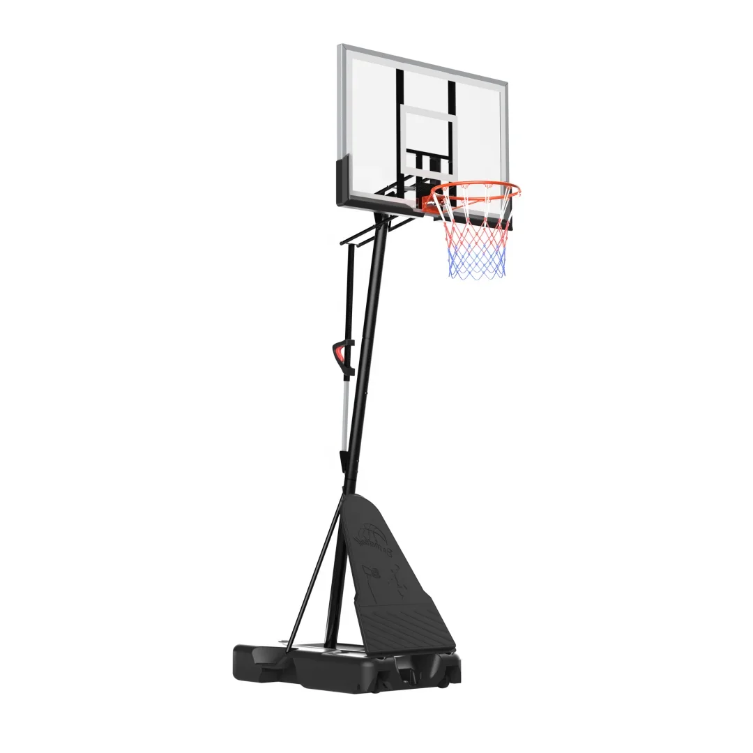 Portable Adjustable Height Basketball Hoop with Backboard - Outdoor Use