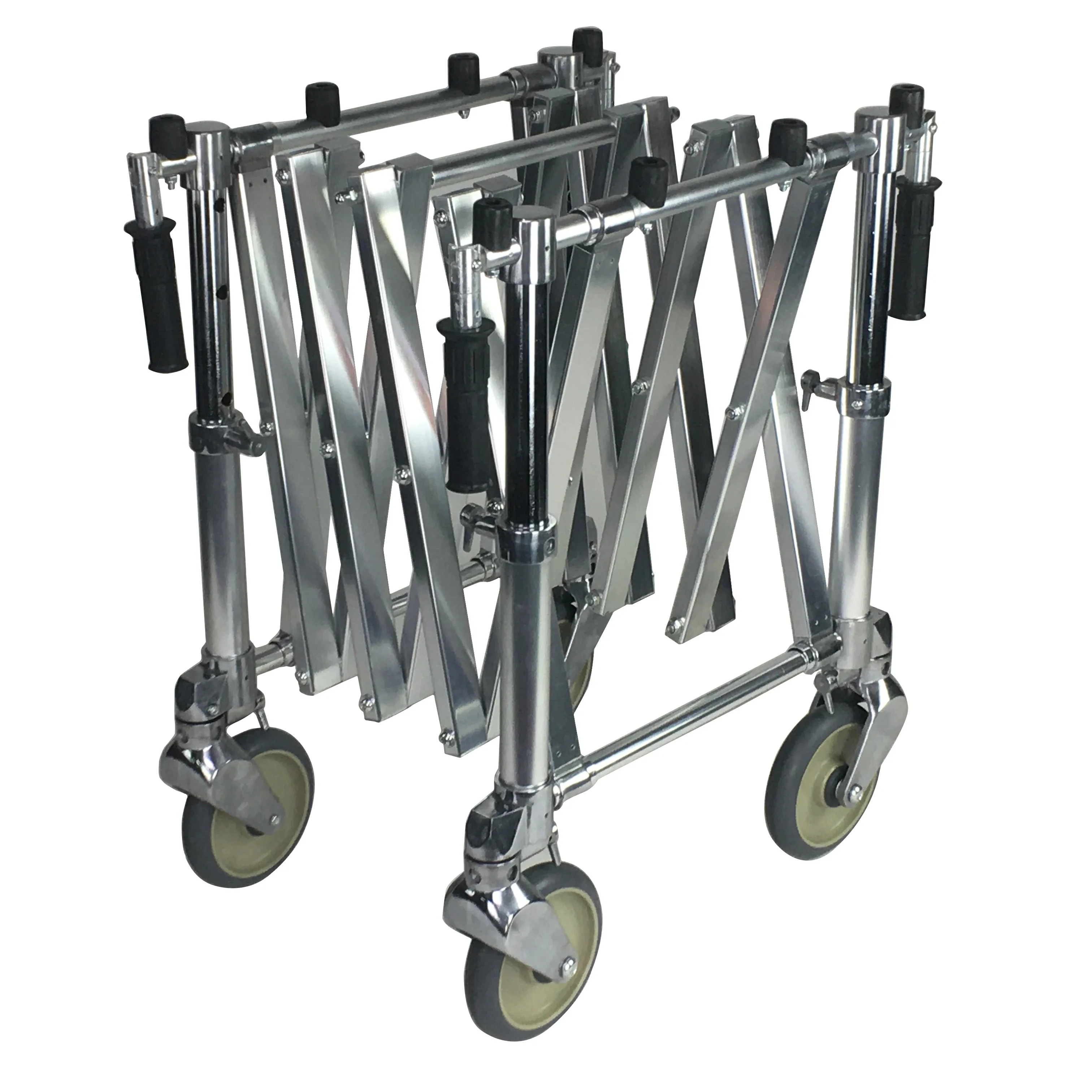 Aluminum Alloy Funeral Stretcher and Coffin Rack - Folding Transport Cart for Churches