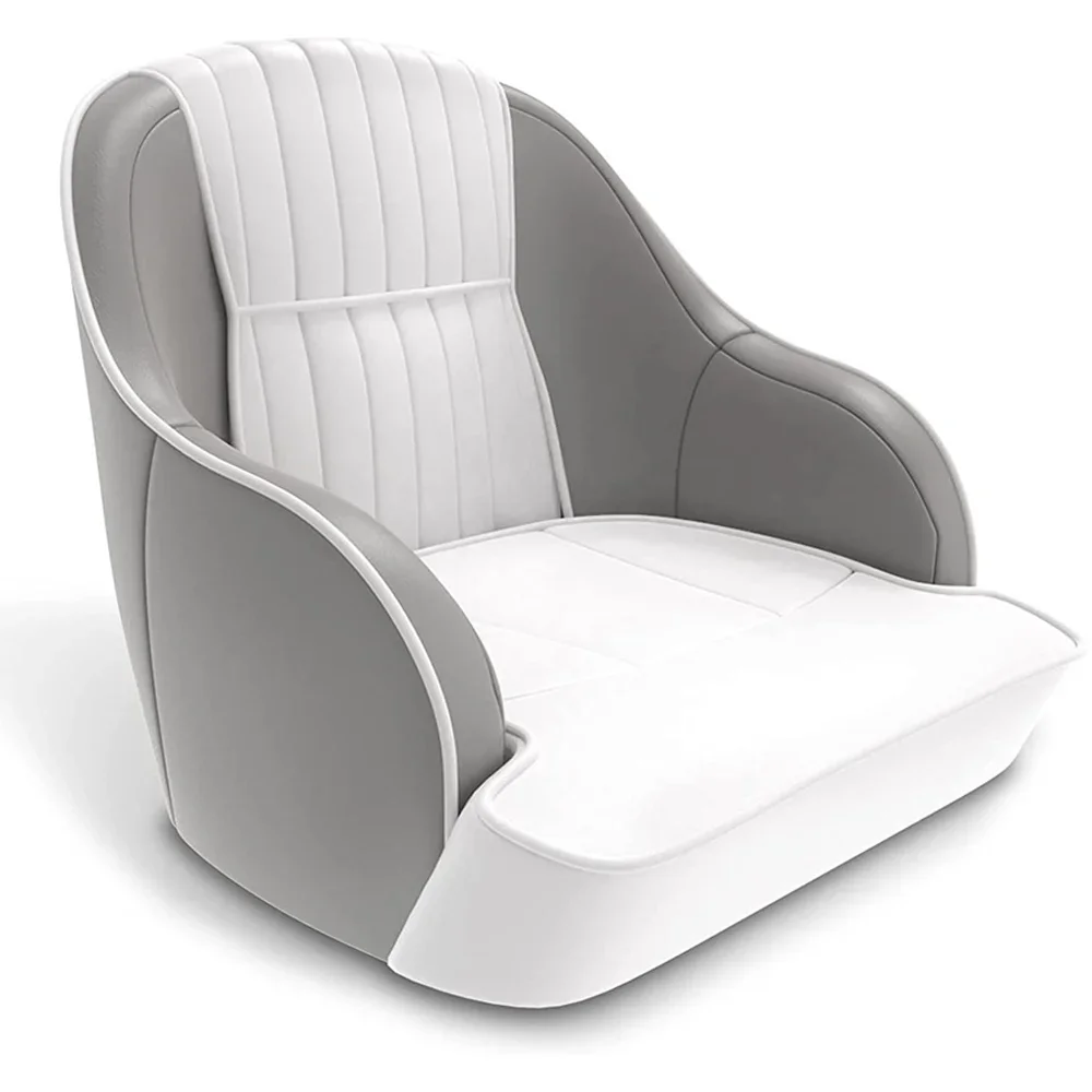 Folding Waterproof PU Leather Yacht & Fishing Boat Seat - Single-Person Sun Protection