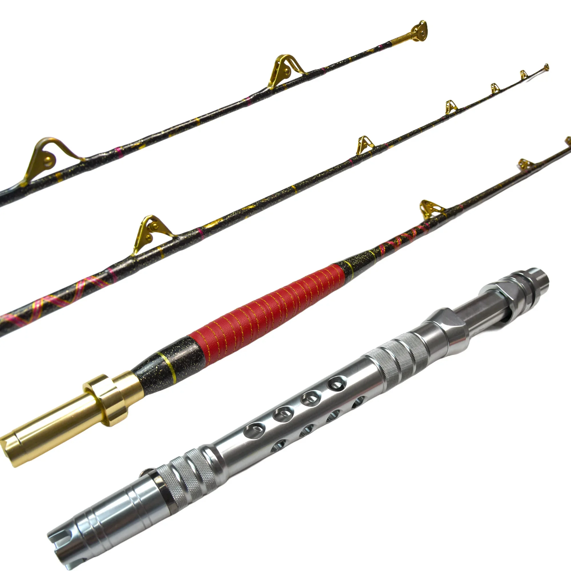 Super Hard Carbon 50KG Trolling Big Game Fishing Rod for Sea & River fishing