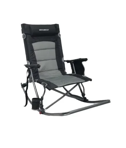 Customizable Lightweight Folding Camping Chair: Rocking Bench for Fishing & Outdoor Leisure