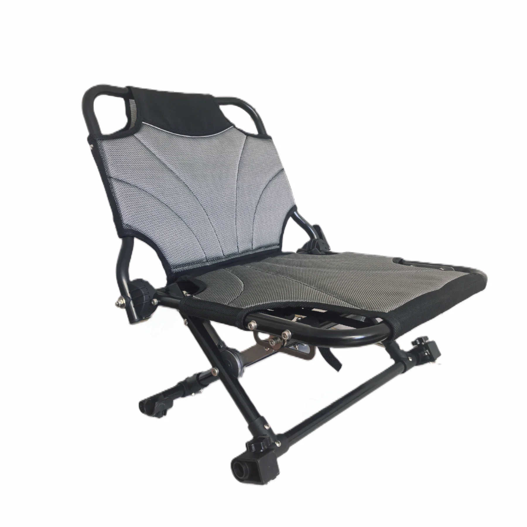 Adjustable Kayak Chair with 5-Level Height & Backrest - Waterplay Crafts for Kayaking & Drifting