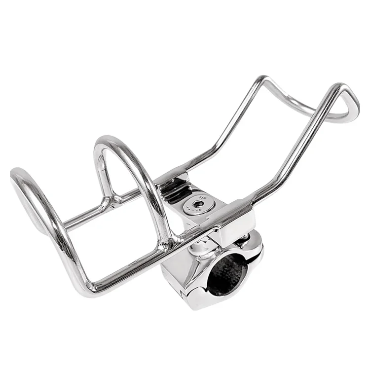 Xinxing Marine 316 Stainless Steel Rod Bracket for Yacht, Kayak, and Boat - 360 Degree Rotatable Fishing Rod Holder
