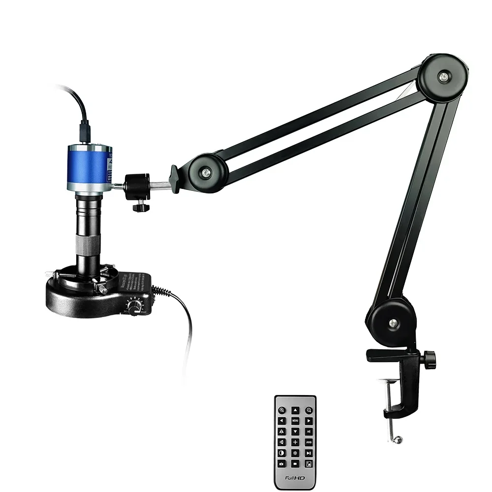 150X Zoom Monocular Microscope with 4K 48MP Camera, Type-C Output, 3840x2160 Resolution, TF Card Storage