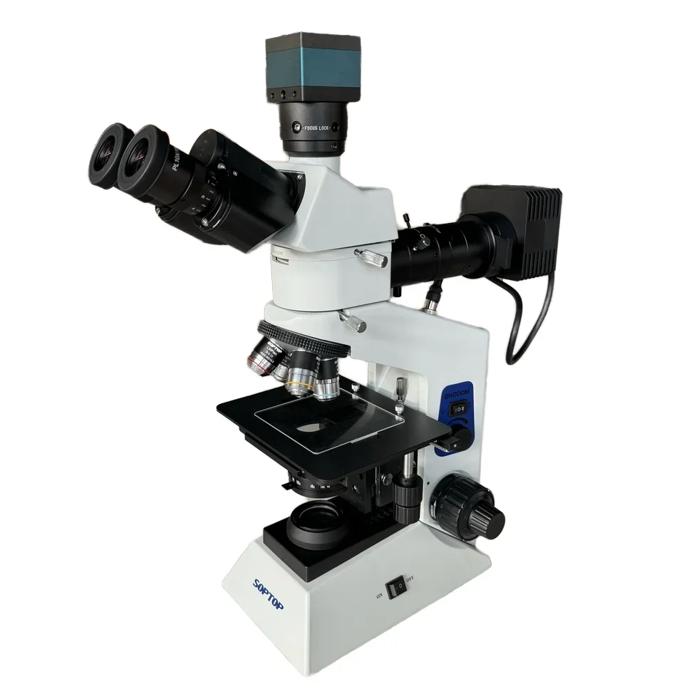 Biological Microscope with LED Illumination - Digital & Optical Viewing, Monocular & Binocular Options, Stereo Monocular Type
