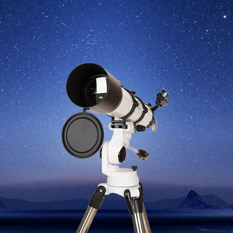 Manufacturer Compact Portable Monocular Astronomical & Student Metal Telescope with Adjustable Tripod (Model: 70090)