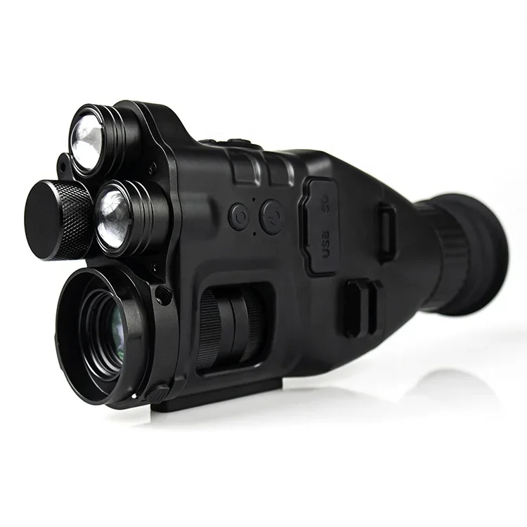 4-Level Adjustable Brightness Night Vision Hunting Monocular - Telescope with Night Vision for Hunting
