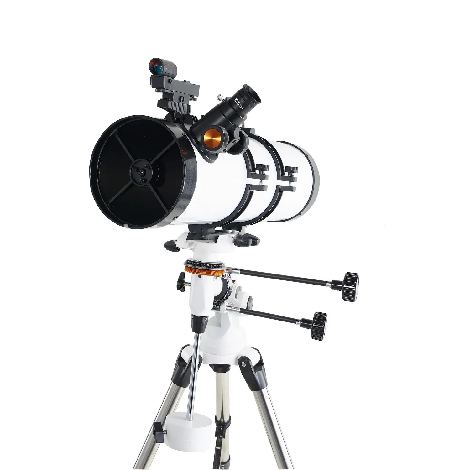 Professional Astronomical Telescope Refractor (130mm) - 650mm Focal Length, Reflex Aperture, Star Finder, Includes Tripod Spotting Scope
