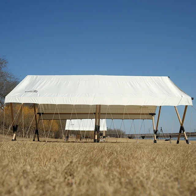 Luxury Waterproof Camping Tent - 4 Season, W-Shaped Canopy for Outdoor Use & Hotels