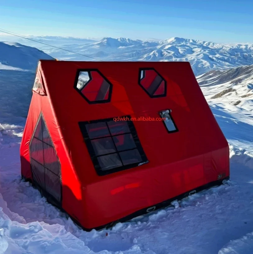 Customizable Inflatable Air Tent for 8 People - Blow-Up Camping Shelter