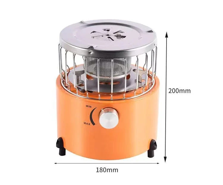 Portable Double-Purpose Steel Stove: Outdoor Cooking & Water Heating (Propane) - Ideal for Mountaineering, Camping & Travel