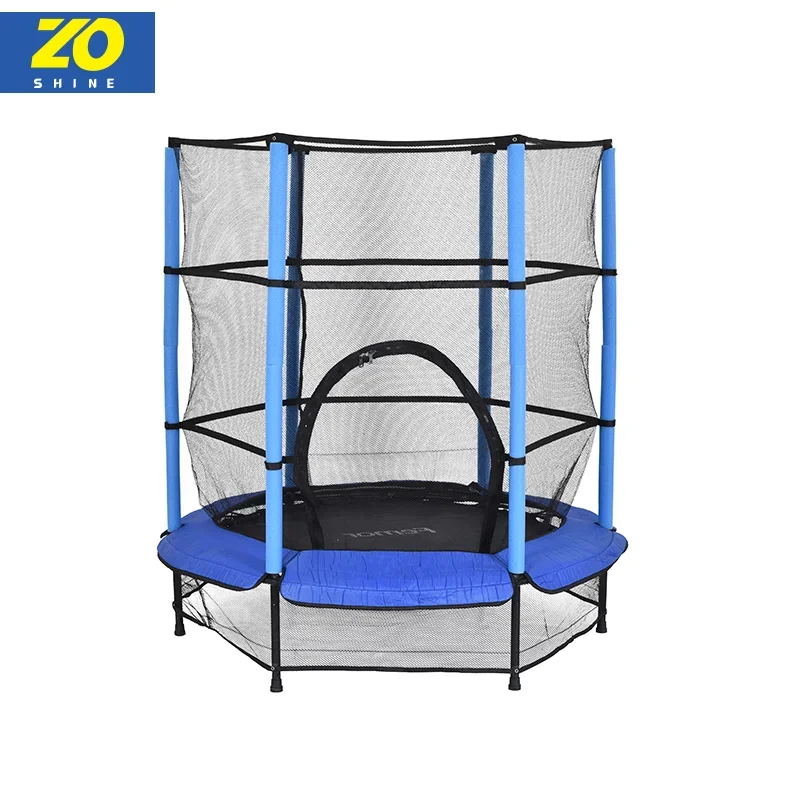 Zoshine Good Quality Elastic Round Kindergarten Playground Gymnastics Trampoline with Safety Net