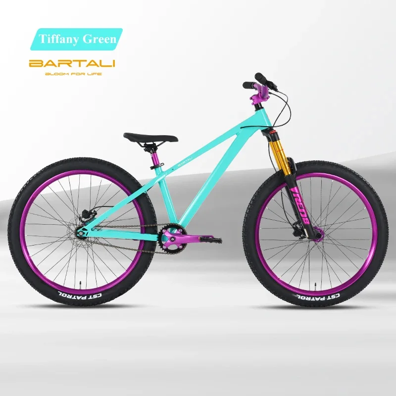 26-Inch Dirt Jump Mountain Bike - Lopes Speed Model with Absorption Disc Brakes & Shock Pedals