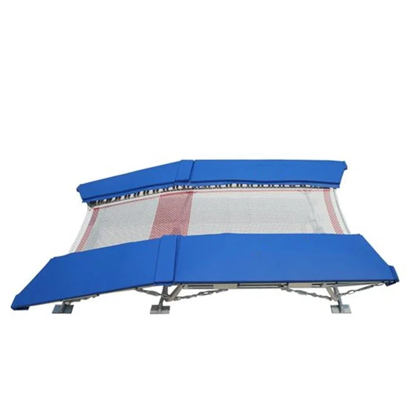 Double Stunt Trampoline for Gymnastics and Bouncing