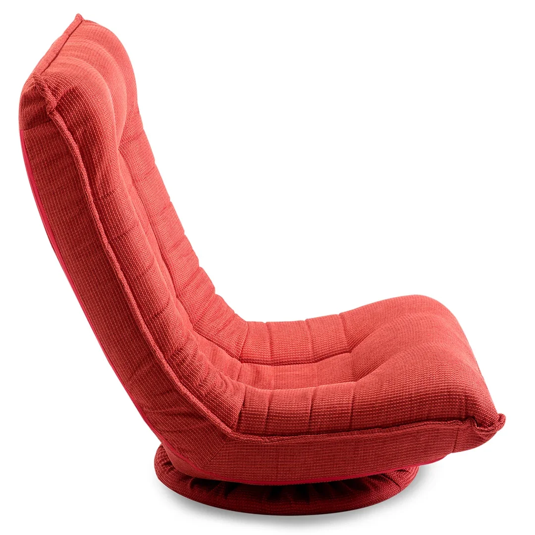 Modern Folding Swivel Floor Chair for Gaming and Meditation