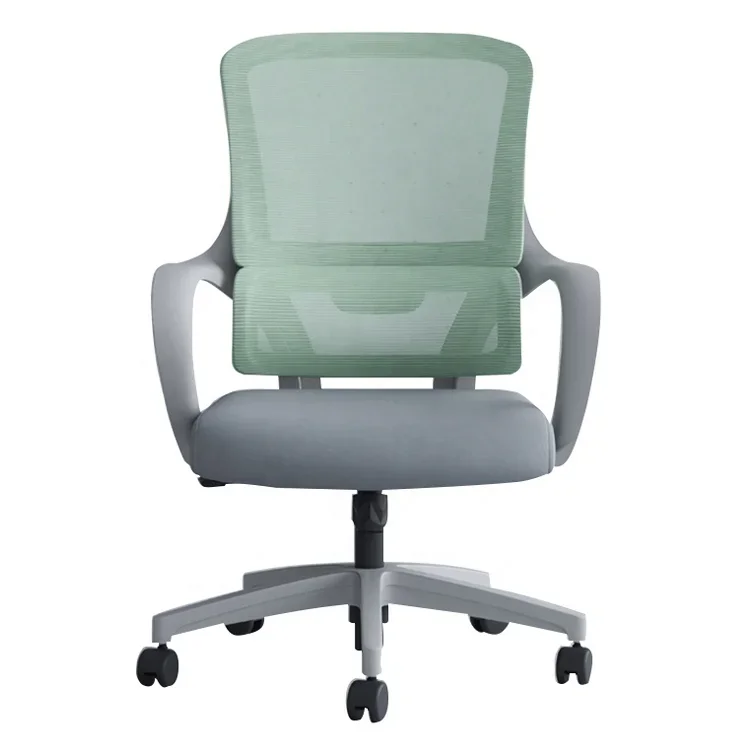 Adjustable Training Rolling Chair with Lumbar Support - Professional Office Swivel Chair with Arms