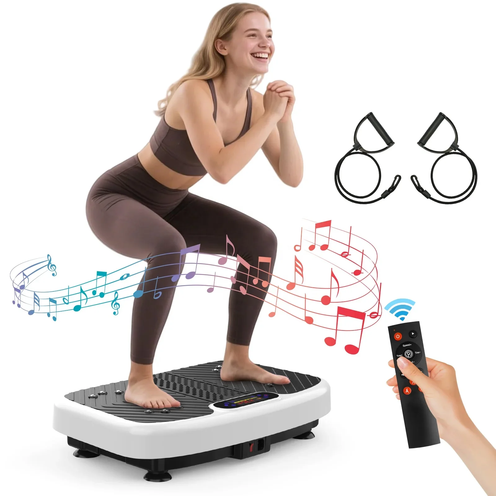 199 Level Full Body Vibration Plate Whole Body Slimmer Fitness Massager Machine for Home Use