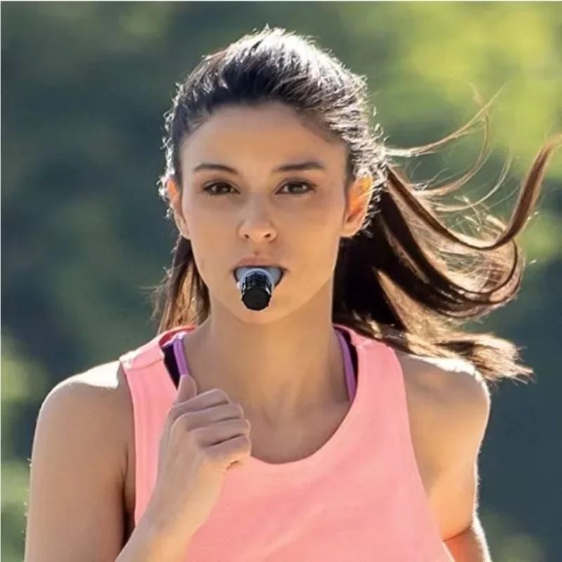 Adjustable Resistance Portable Fitness Trainer - Abdominal Breathing Exercise Device